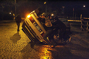 "Война", перевернувшая машины