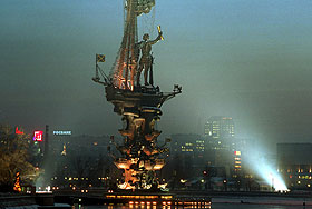 Петр Первый и москвичи