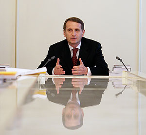 Нарышкин остается