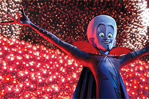 Синяя голова против трико Мачомэна