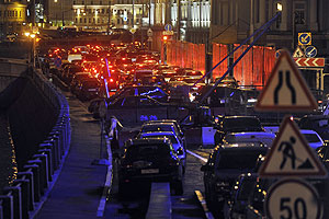 Пробки на высшем уровне