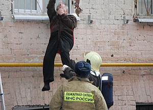 Пожар в Козихинском. Фото