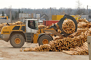 Бревном по трубе