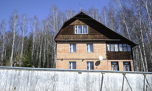 Дом, где похитители держали сына Евгения Касперского