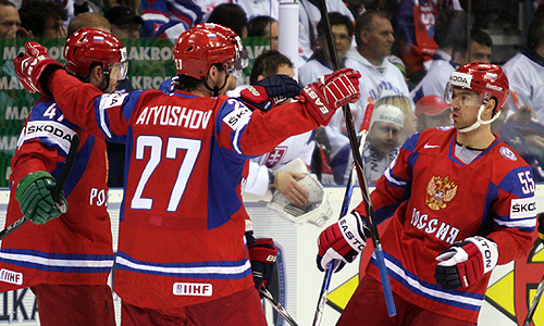 Чемпионат мира по хоккею: Россия - Словакия - 4:3