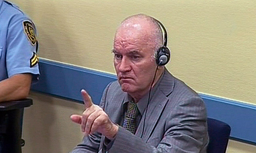 Ратко Младич предстал перед Гаагским трибуналом