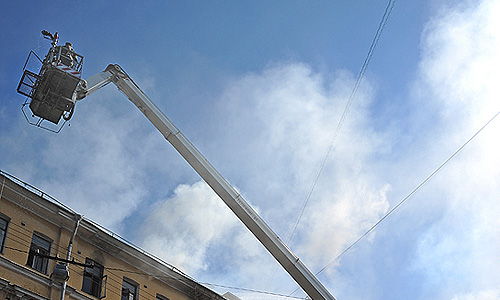Пожар в доме на Садовнической улице