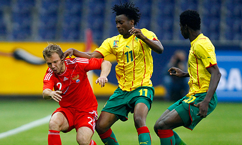 Товарищеский матч Евро-2012: Россия - Камерун