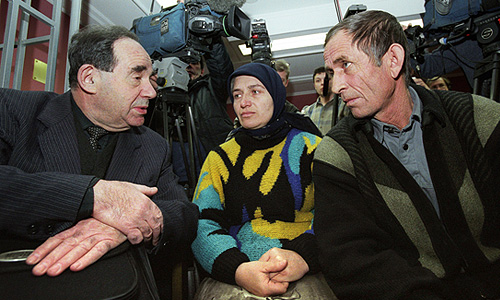 На заседании Военной коллегии Верховного суда России по делу Буданова, 2003г.