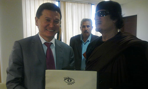Шахматы с полковником Каддафи