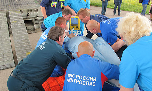 Пострадавшие при крушении Ту-134 при отправлении из Петрозаводска в Москву.