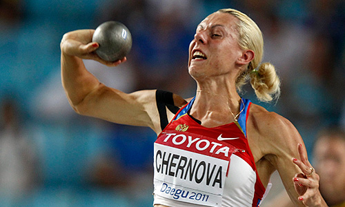 На чемпионате мира по легкой атлетике россияне завоевали еще одну золотую медаль. Татьяна Чернова стала лучшей в семиборье.