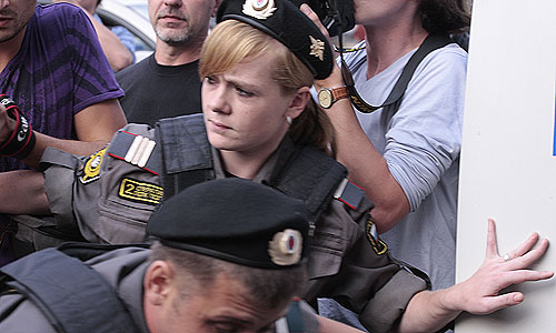 Акция оппозиции на Триумфальной площади