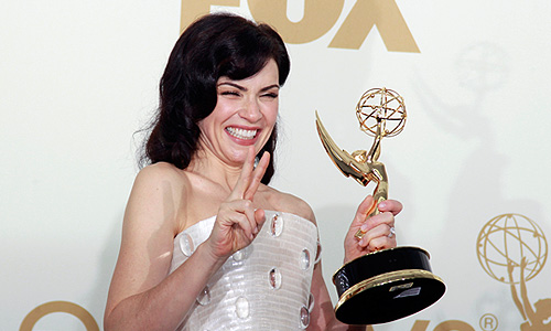 Актриса Джулианна Маргулис получила награду Emmy за лучшую женскую роль в сериале "The Good Wife".