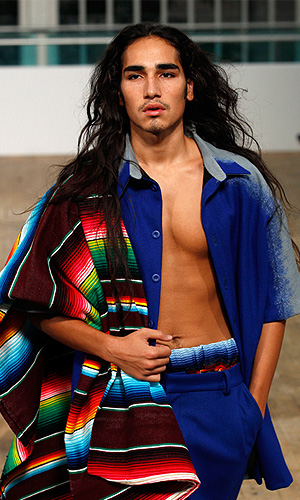 Показ коллекции Shaun Samson для MAN весна-лето 2012 на Неделе моды в Лондоне.