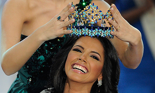 "Мисс Венесуэла" Ивиан Саркос стала победительницей конкурса красоты "Мисс мира" 2011 года, финал которого проходил в Лондоне.