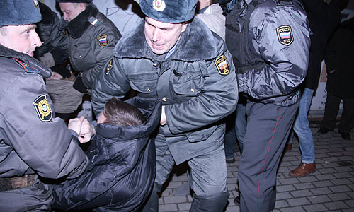 Акция оппозиции на Триумфальной площади