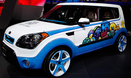Дизайн автомобиля Kia Soul разработан при участии гольфистки LPGA Мишель Ви.