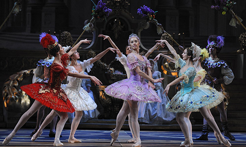 Генеральная репетиция балета "Спящая красавица" в Большом театре.