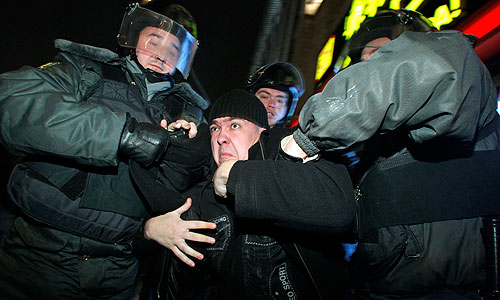 Акции оппозиции в день выборов