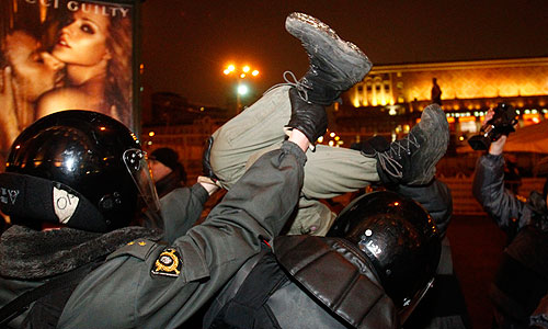 Акции оппозиции в день выборов