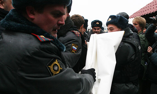 Акции оппозиции в день выборов