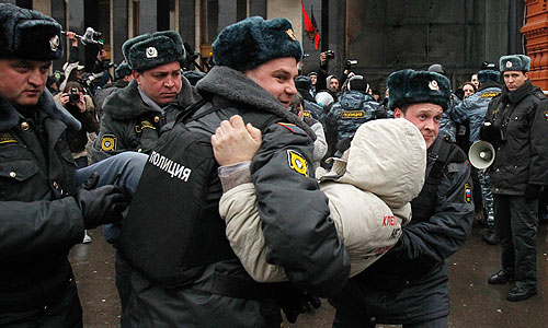 Акции оппозиции в день выборов