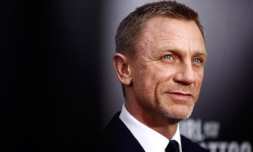 Актер Дэниэл Крэйг на премьере фильма "Девушка с татуировкой дракона" режиссера Дэвида Финчера в Нью-Йорке.