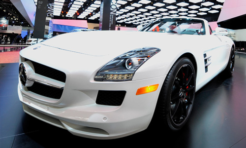 Автомобиль Mercedes Benz SLS AMG Roadster стоимостью $226 тыс.