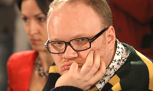 Журналист Олег Кашин на расширенном заседании оргкомитета митинга 4 февраля.