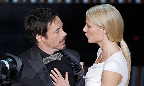 Роберт Дауни мл. и Гвинет Пэлтроу.