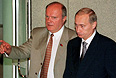 После встречи с Геннадием Зюгановым, 1999 год.