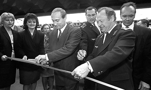 Открытие новых касс на Московском вокзале. Санкт-Петербург, 1996 год.