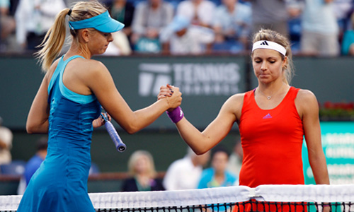 Шарапова вышла в полуфинал турнира в Индиан-Уэллсе. В 1/4 финала она в трех партиях обыграла Марию Кириленко.