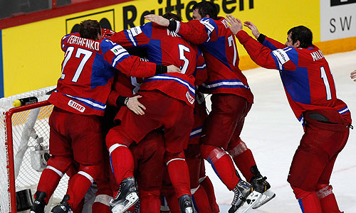 Встреча завершилась со счетом 6:2 в пользу России