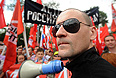 Координатор "Левого фронта" Сергей Удальцов во время шествия оппозиции "Марш миллионов" от Пушкинской площади до проспекта Сахарова.