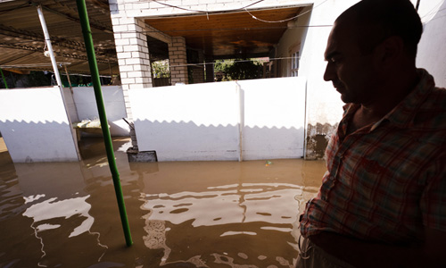 Во дворе одного из домов в Геленджике.