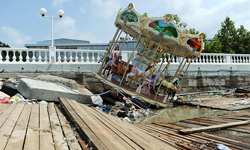 Последствия наводнения в Геленджике.