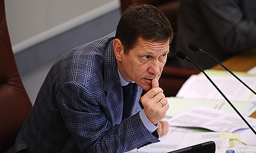 Первый вице-спикер Госдумы Александр Жуков на завершающем заседании весенней сессии Государственной думы.