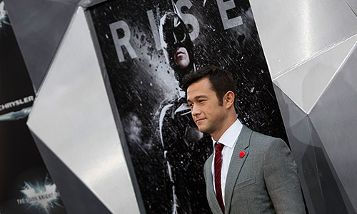 Актер Джозеф Гордон-Левитт на премьере фильма "Темный рыцарь: Возрождение легенды" в Нью-Йорке.