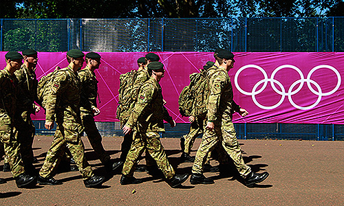 Лондон готовится к церемонии открытия ХХХ Олимпийских игр.