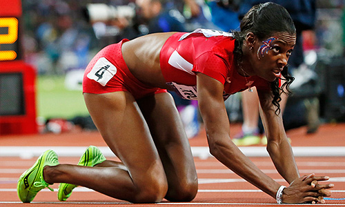 Американская спортсменка ДиДи Троттер.