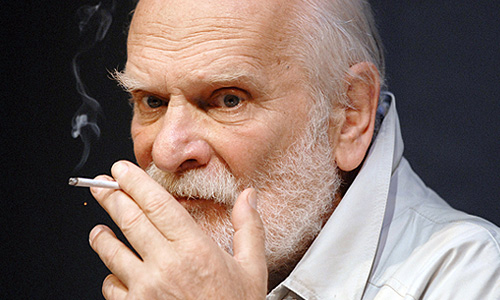 Петр Фоменко во время сбора труппы театра "Мастерская П.Н.Фоменко". 2006г.