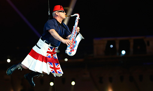 Музыкант Ли Томпсон из группы Madness.