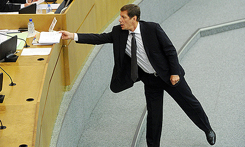 Первый вице-спикер Госдумы Александр Жуков на первом заседании Государственной думы после начала осенней сессии.