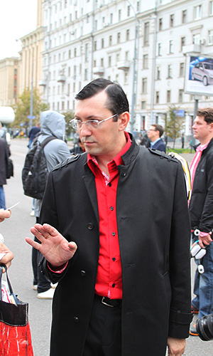 Глава национального наблюдательного совета движения "Русские" Александр Белов.