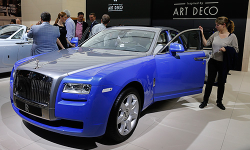 Автомобиль Rolls-Royce, созданный в стиле Art Deco.