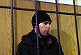 Юрист Дмитрий Виноградов, обвиняемый в расстреле своих коллег в офисе фармацевтической компании "Ригла", во время избрания ему меры пресечения в Бабушкинском суде.