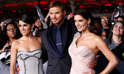 Никки Рид, Келлан Лутц, Эшли Грин.