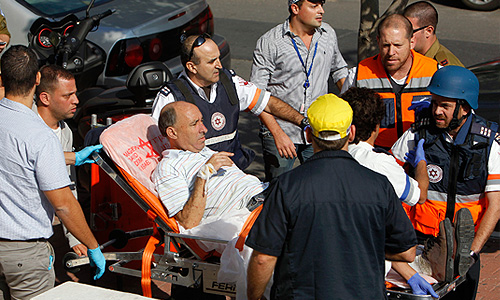 Взрыв прогремел у входа в Кирию, штаб-квартиру армии обороны Израиля, на улице Шауль а-Мелех в центральной части Тель-Авива. Бомба взорвалась близ больницы Ихилов, куда были доставлены раненые.